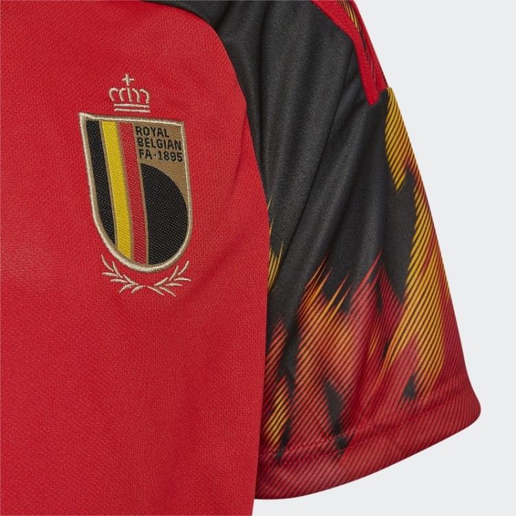 Adidas Belgium 22 Home Jersey Preto Estiloso