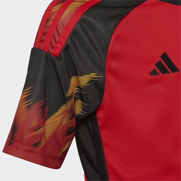 Adidas Belgium 22 Home Jersey Preto Estiloso