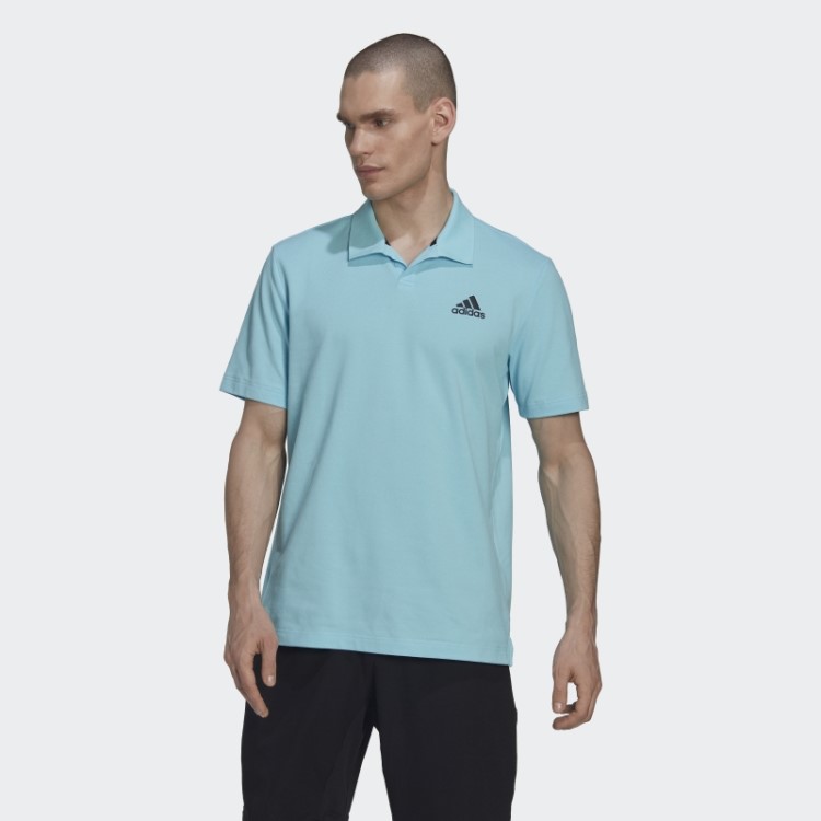 Adidas Clubhouse 3-bar Camisa Pólo De Tênis Azul