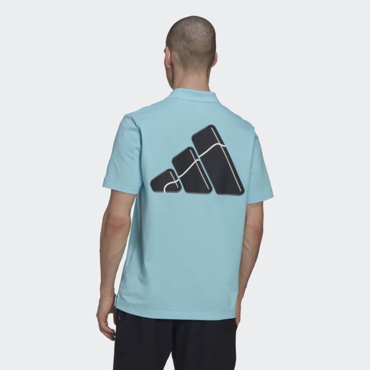 Adidas Clubhouse 3-bar Camisa Pólo De Tênis Azul