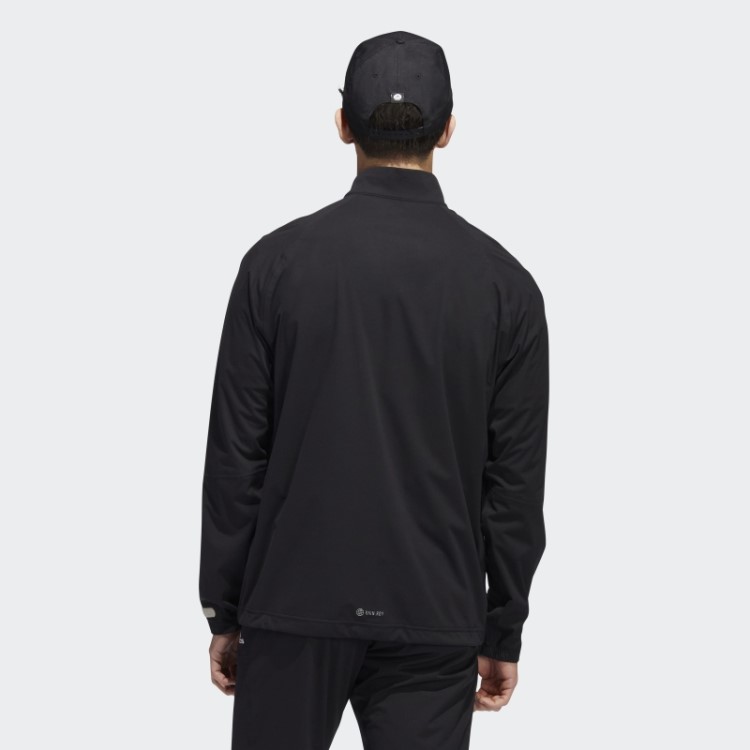 Jaqueta Preta Rain.rdy Com Zíper Completo Adidas
