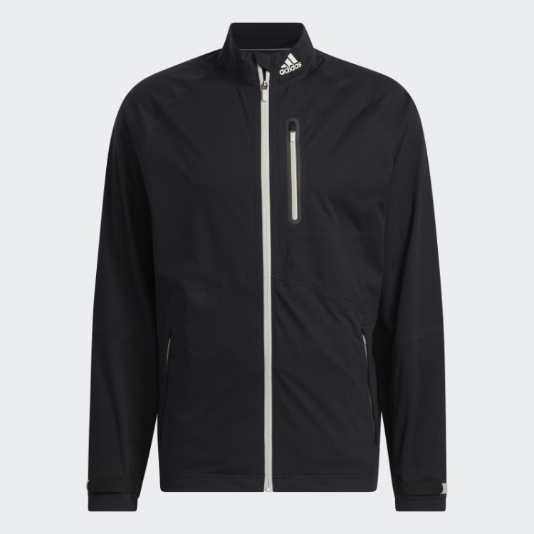 Jaqueta Preta Rain.rdy Com Zíper Completo Adidas