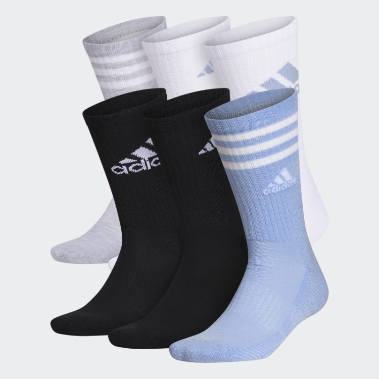 Meias Acolchoadas Mistas 6 Pares Adidas Dawn Blue