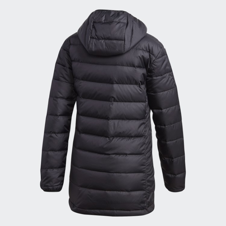 Parka Com Capuz Adidas Black Essentials Light Down