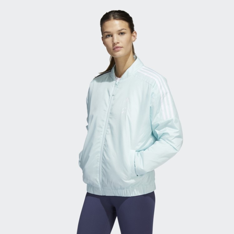 Jaqueta Bomber Adidas X Peloton Hot Mint