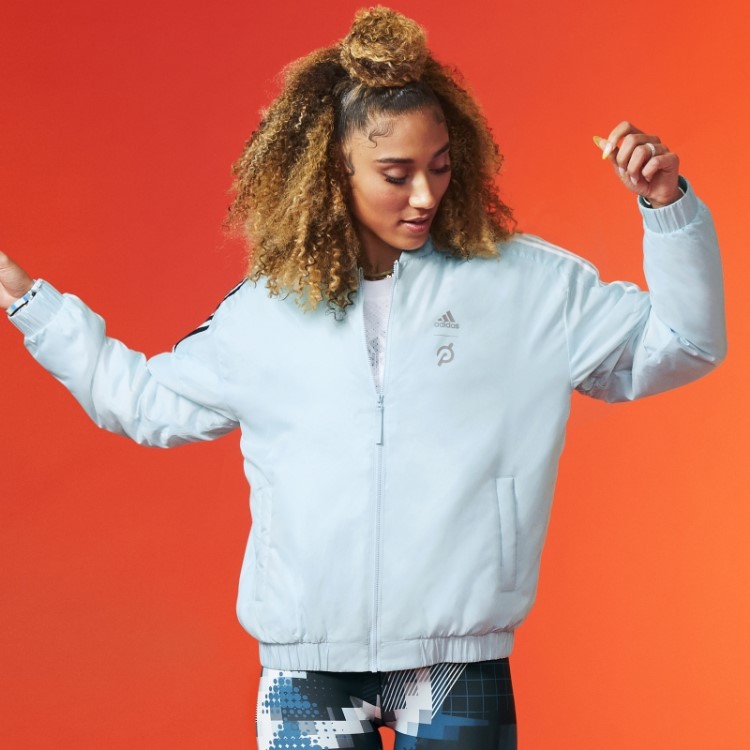 Jaqueta Bomber Adidas X Peloton Hot Mint