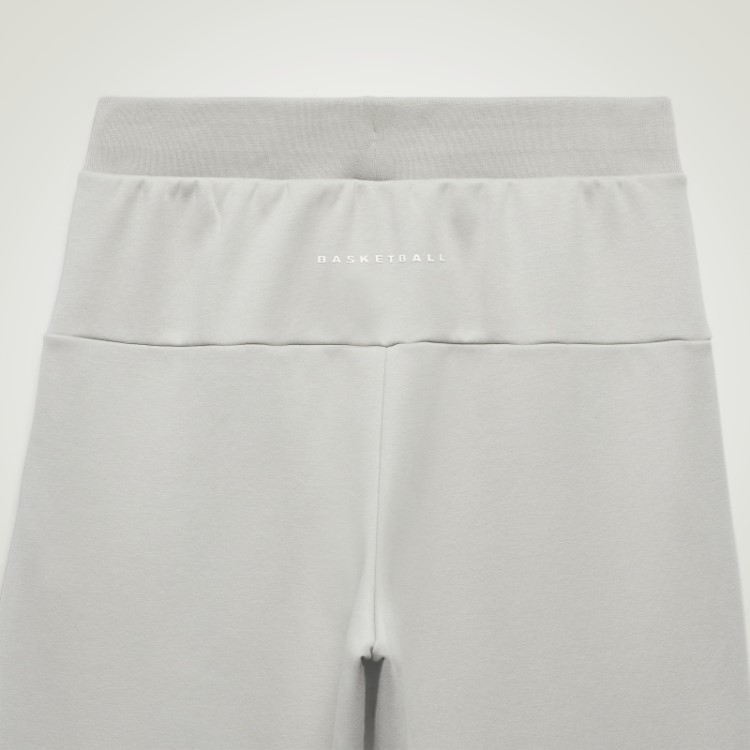 Calça De Moletom De Basquete Adidas Cinza Metálico