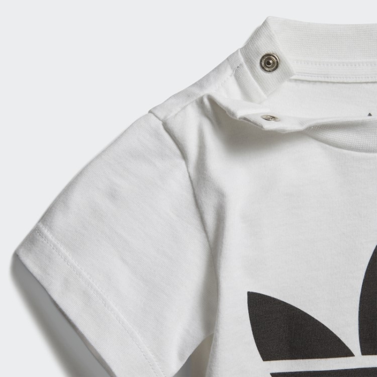 Camiseta Adidas Trefoil Branca Quente
