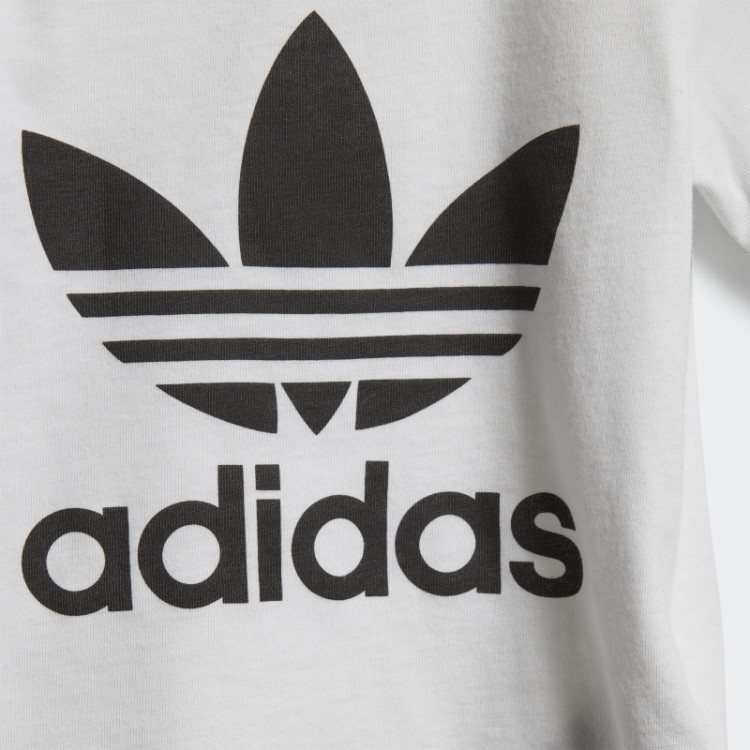 Camiseta Adidas Trefoil Branca Quente