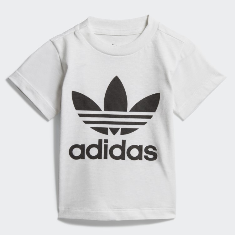 Camiseta Branca Adidas Trefoil