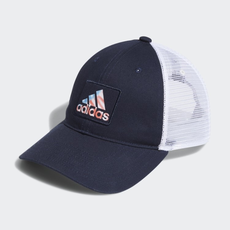 Adidas De Malha Americana Snapback De Tinta Masculina