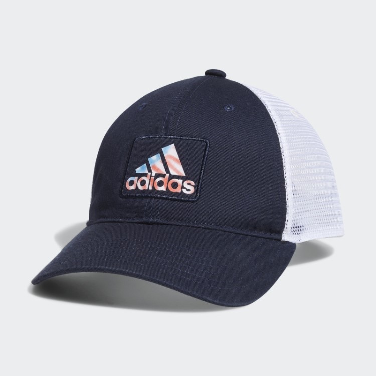 Adidas De Malha Americana Snapback De Tinta Masculina