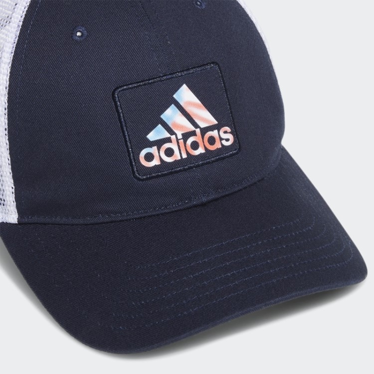 Adidas De Malha Americana Snapback De Tinta Masculina
