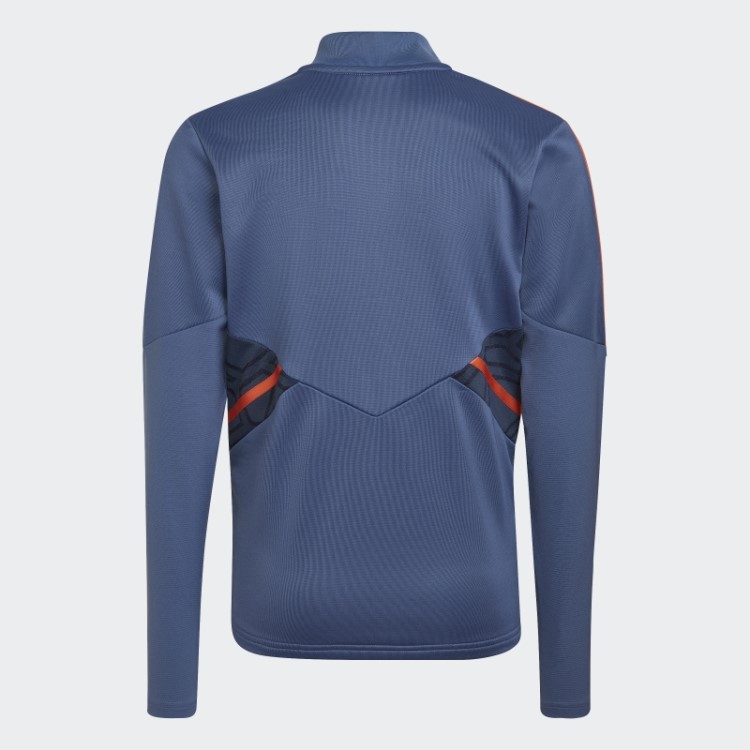 Blue Manchester United Top De Treino 22 Adidas