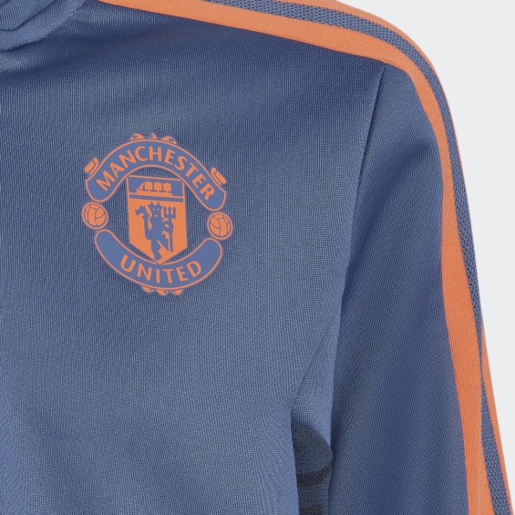 Blue Manchester United Top De Treino 22 Adidas