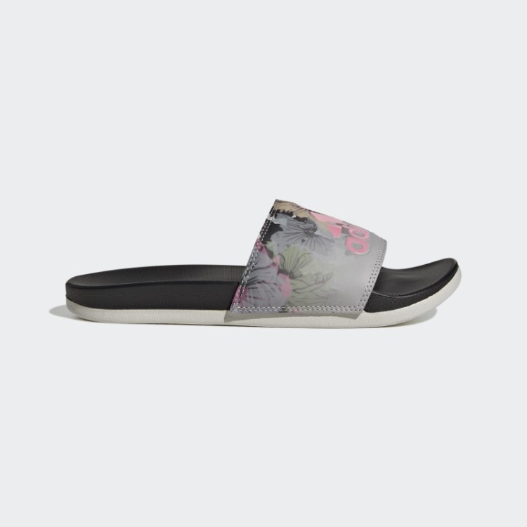 Chinelos De Conforto Adilette Cinza Adidas