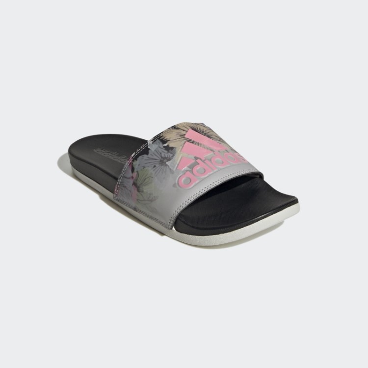 Chinelos De Conforto Adilette Cinza Adidas