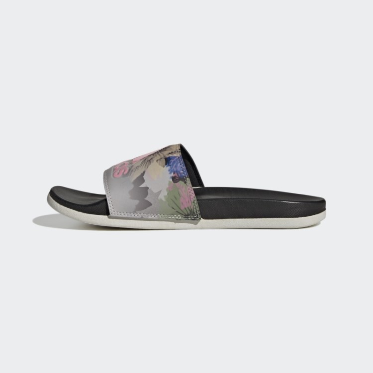 Chinelos De Conforto Adilette Cinza Adidas
