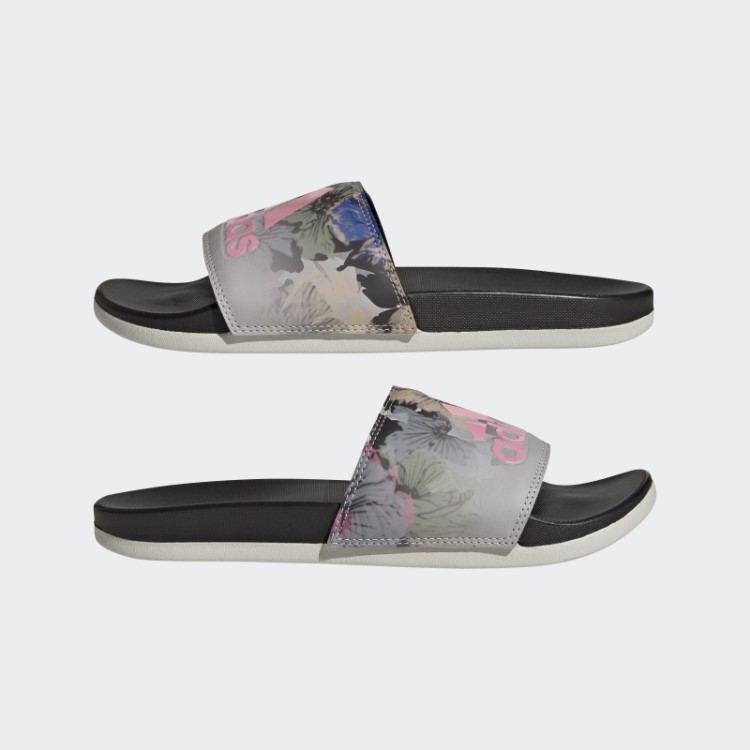 Chinelos De Conforto Adilette Cinza Adidas