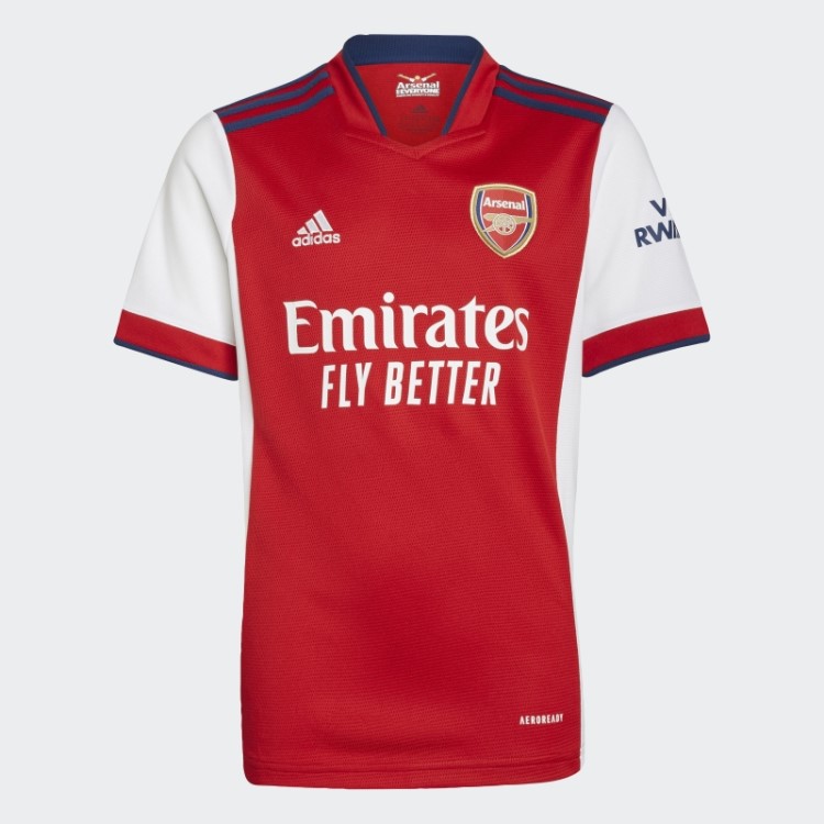 Arsenal 21/22 Camisa Casa Adidas Branco