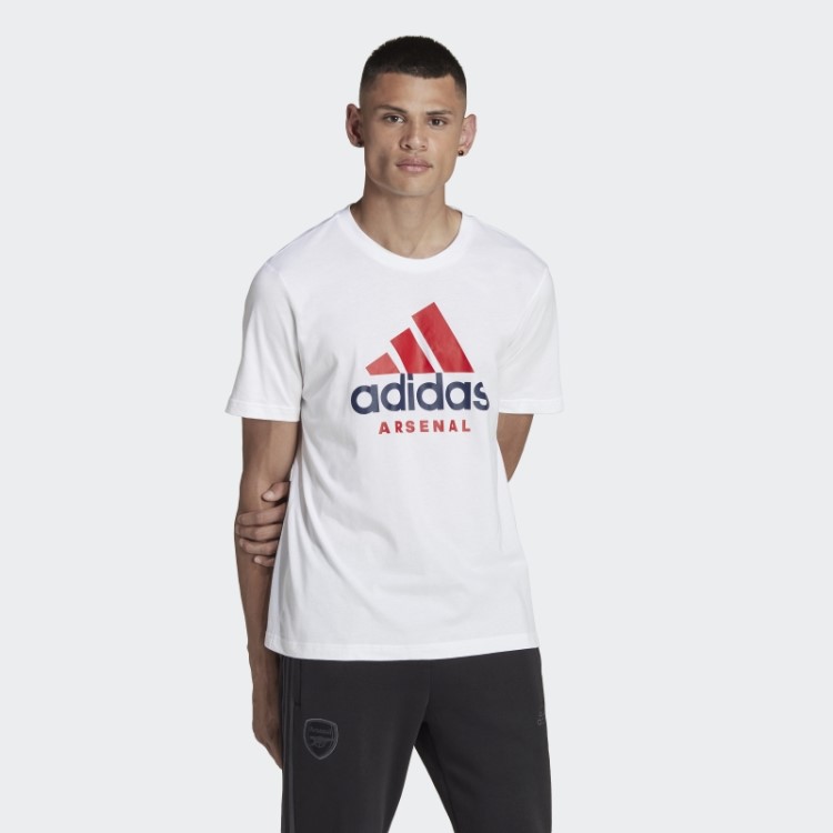 Camiseta Branca Adidas Arsenal Dna