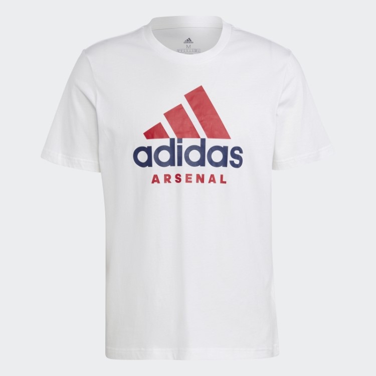 Camiseta Branca Adidas Arsenal Dna