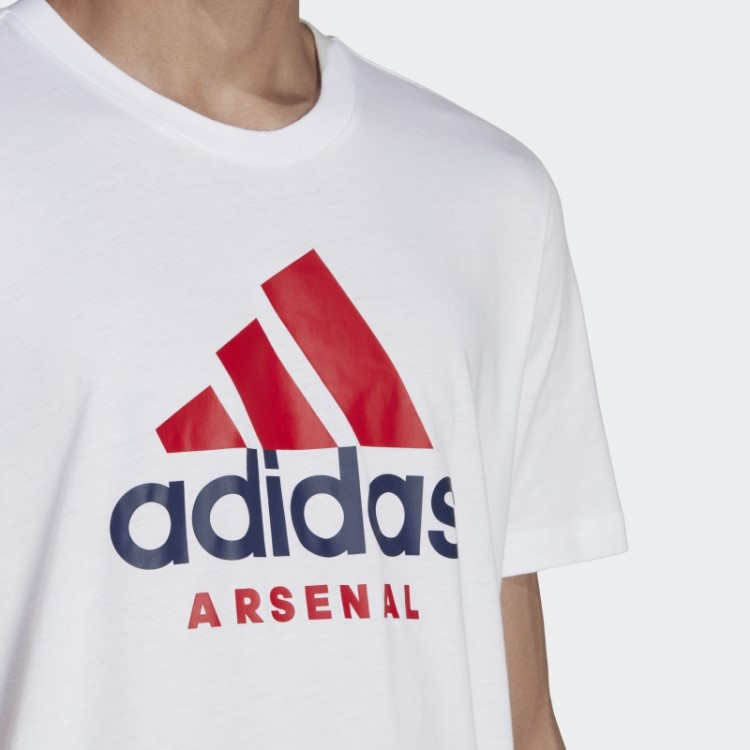 Camiseta Branca Adidas Arsenal Dna