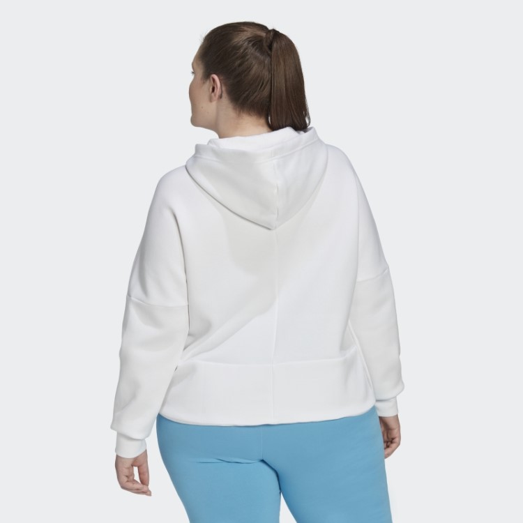 Moletom Adidas Mission Victory Com Capuz Slim Fit (tamanho Grande) Branco