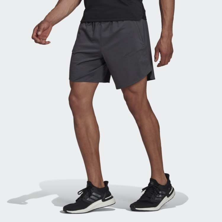 Adidas Projetado Para Treinamento Heat.rdy Hiit Shorts Cinza