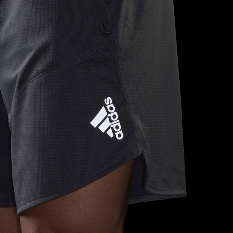 Adidas Projetado Para Treinamento Heat.rdy Hiit Shorts Cinza