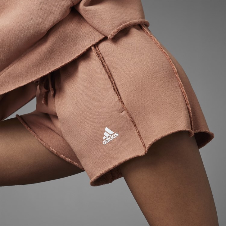 Shorts Relaxados De Cintura Alta Coletiva Power Adidas