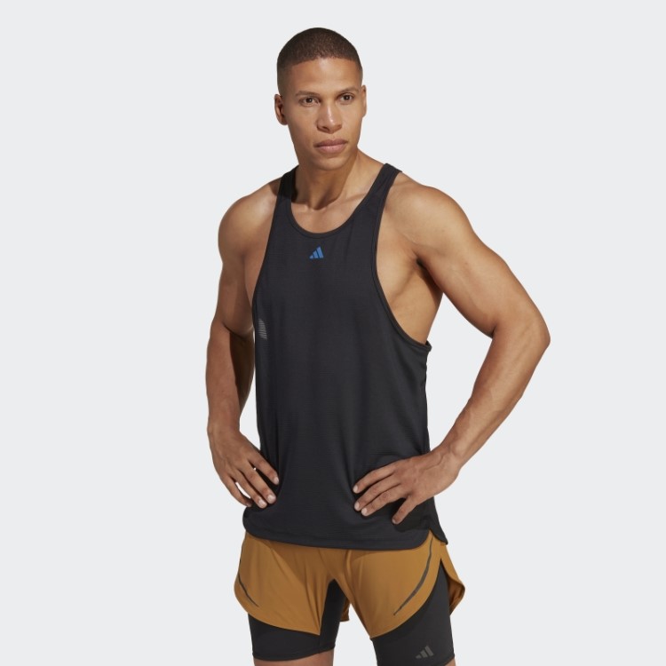 Regata De Treino Elevada Adidas Black Heat.rdy Hiit