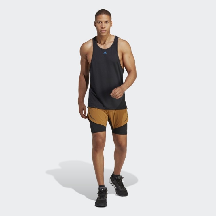 Regata De Treino Elevada Adidas Black Heat.rdy Hiit