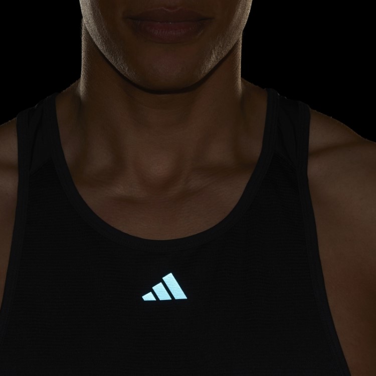 Regata De Treino Elevada Adidas Black Heat.rdy Hiit
