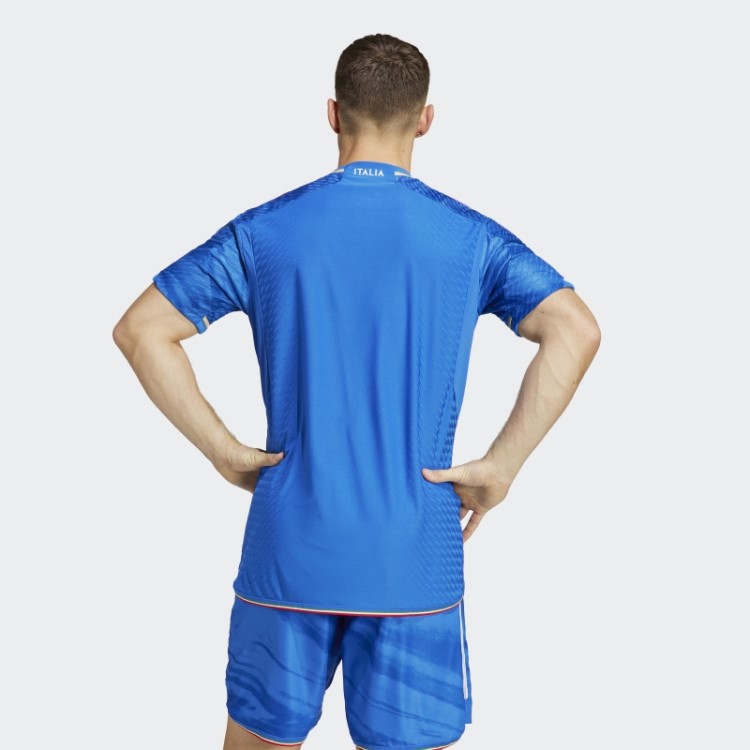 Adidas Blue Itália 23 Home Autentic Jersey