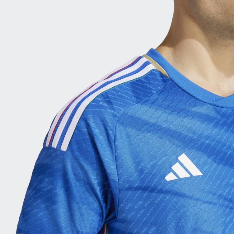 Camisa Azul Adidas Italia 23 Original