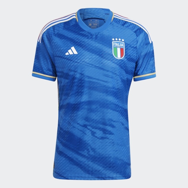 Camisa Azul Adidas Italia 23 Original
