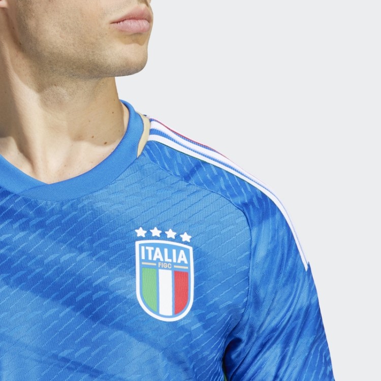 Camisa Azul Adidas Italia 23 Original