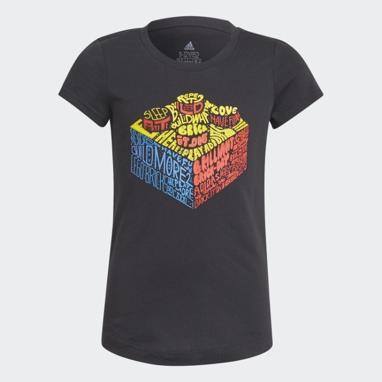 Camiseta Preta Adidas X Lego Graphic Hot