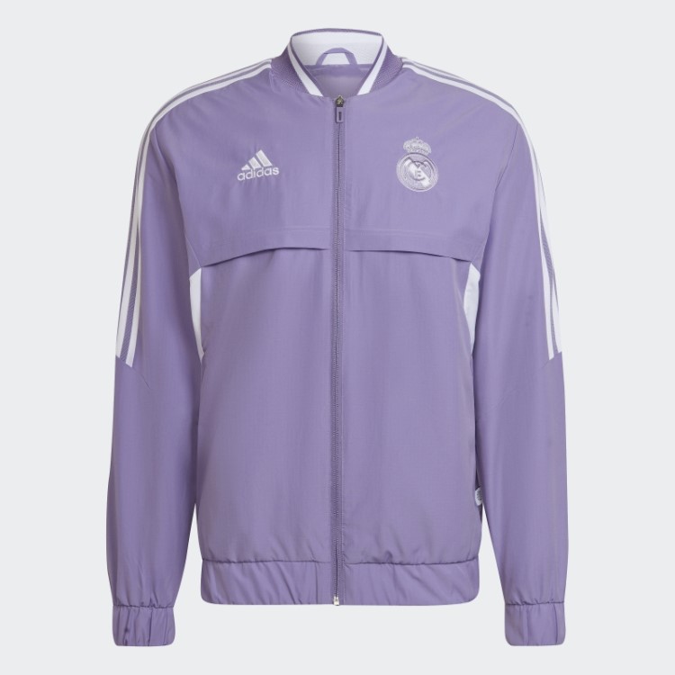 Lilás Jaqueta Adidas Real Madrid Hino