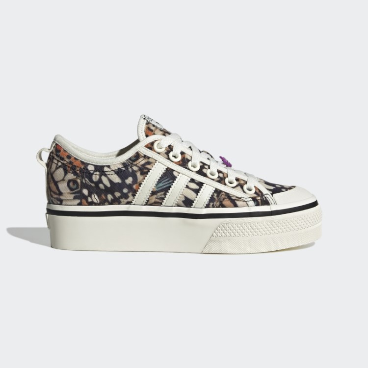 Sapato Plataforma Adidas Nizza Roxo Choque