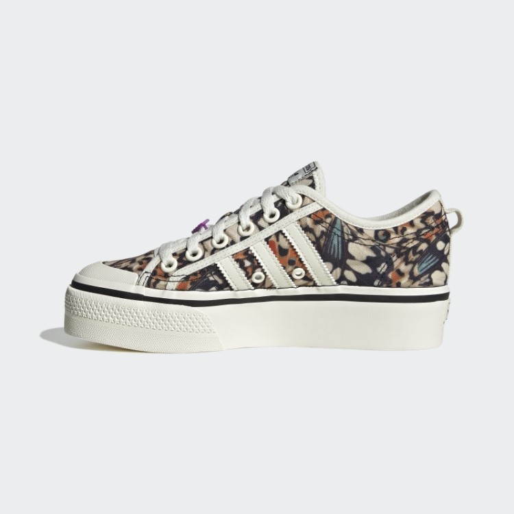 Sapato Plataforma Adidas Nizza Roxo Choque