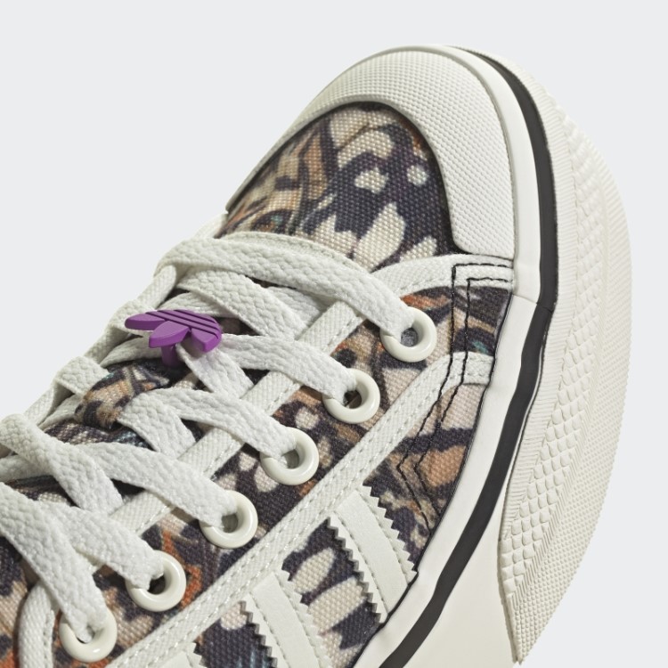 Sapato Plataforma Adidas Nizza Roxo Choque