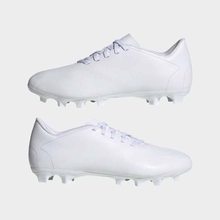 Adidas Predador Precisão.4 Chuteiras De Solo Flexível Branco Elegante