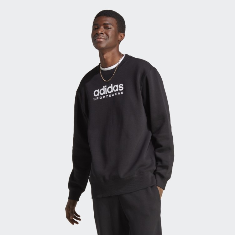 All Szn Moletom Gráfico De Lã Preto Adidas