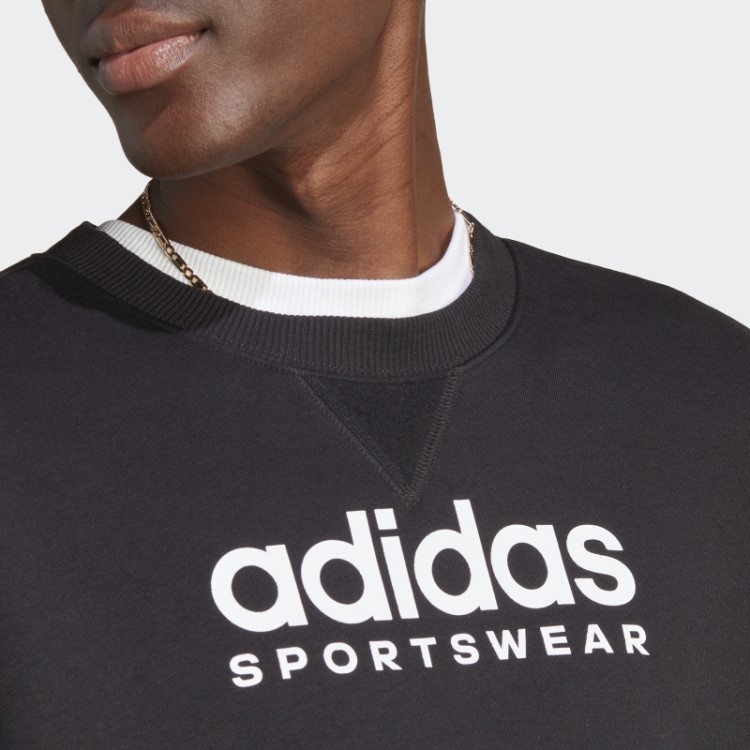 All Szn Moletom Gráfico De Lã Preto Adidas
