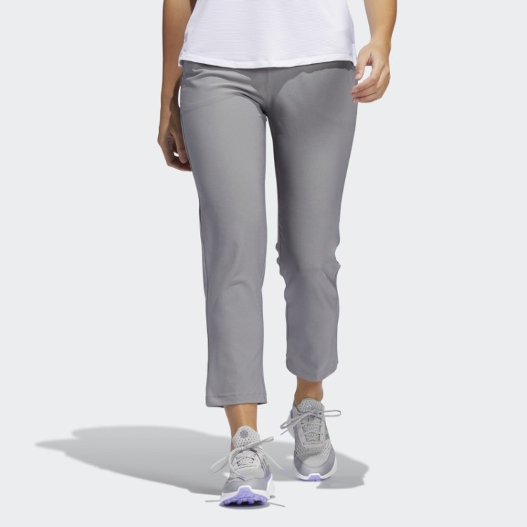 Calça Pull-on No Tornozelo Adidas Cinza Fashion