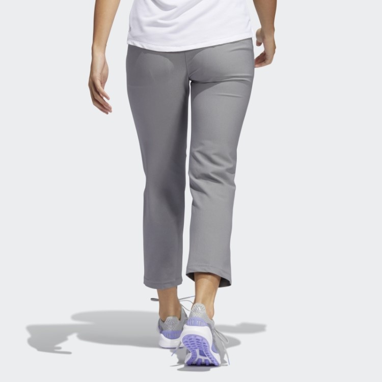 Calça Pull-on No Tornozelo Adidas Cinza Fashion