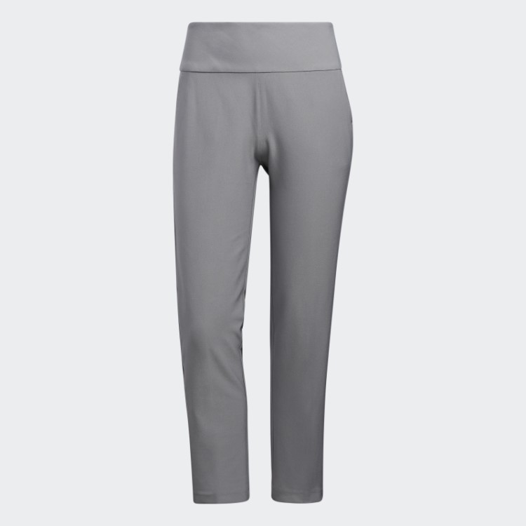 Elegante Calça Pull-on No Tornozelo Adidas Cinza