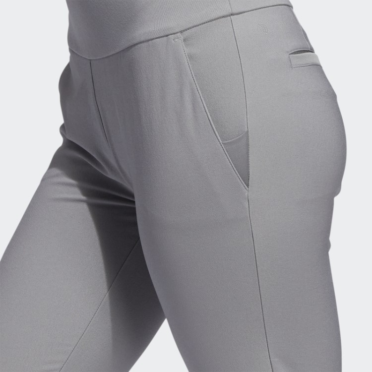 Elegante Calça Pull-on No Tornozelo Adidas Cinza